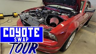 COYOTE SWAP (2006 Mustang 3V) 700 rwhp 5.0 Roush Supercharged Vehicle Tour So Many Mods at Brenspeed