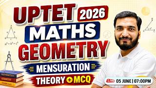 UPTET Maths Class 2026 | Maths : Mensuration #3 | UP TET Level 1 & 2 Maths | Gyanendra Sir
