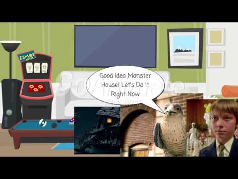 Monster House, Falcon And Tex Richman Throws The TV On The Floor And Gets Grounded