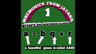 EUCLID'S DIVISION ALGORITHM :LEARN WITH MNEMONICS