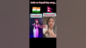 Indian rap vs nepali rap song 💖🥰 #shorts #viral