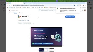 Install Kairos AI Chrome Extension