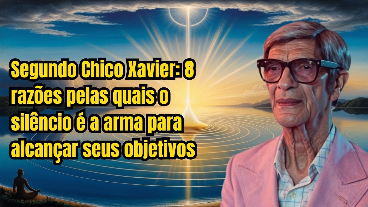 Segundo Chico Xavier: 8 razões pelas quais o silêncio é a arma para alcançar seus objetivos