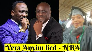 Vera Anyim lied, there is no B.Sc in Law - NBA backs Pastor Paul Enenche