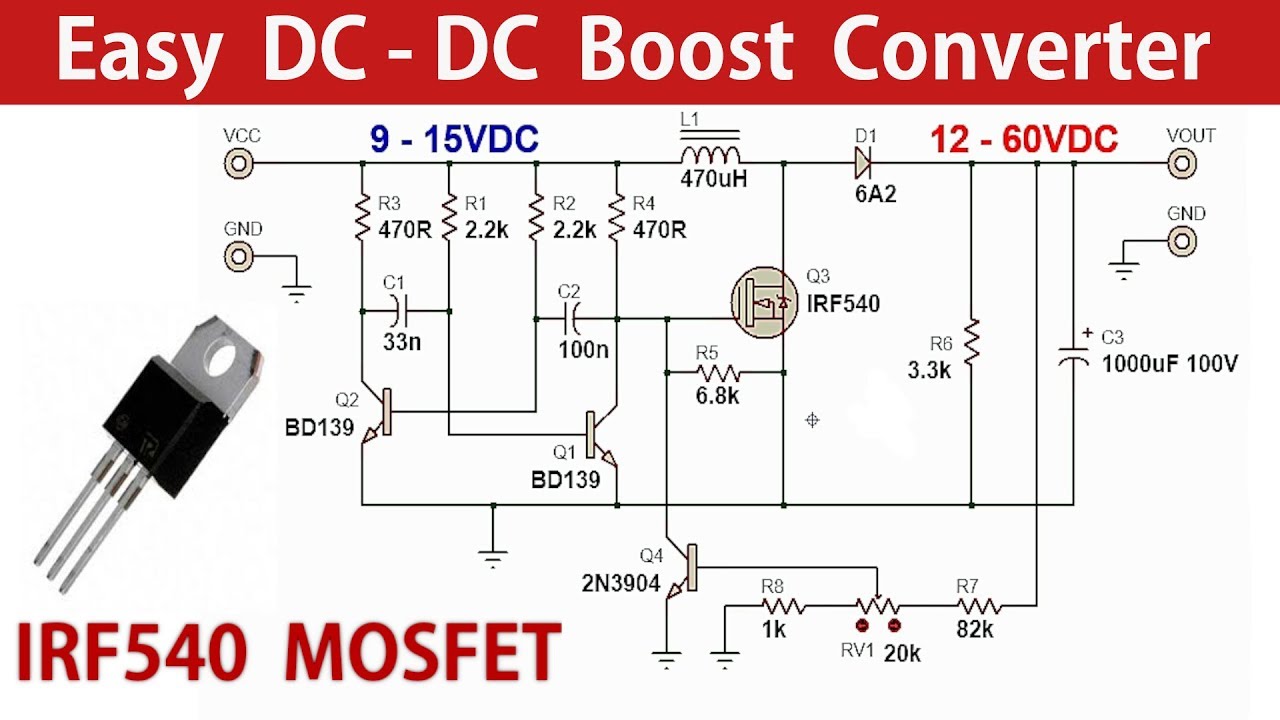 How to make a DC DC Boost Converter Easily at Home 