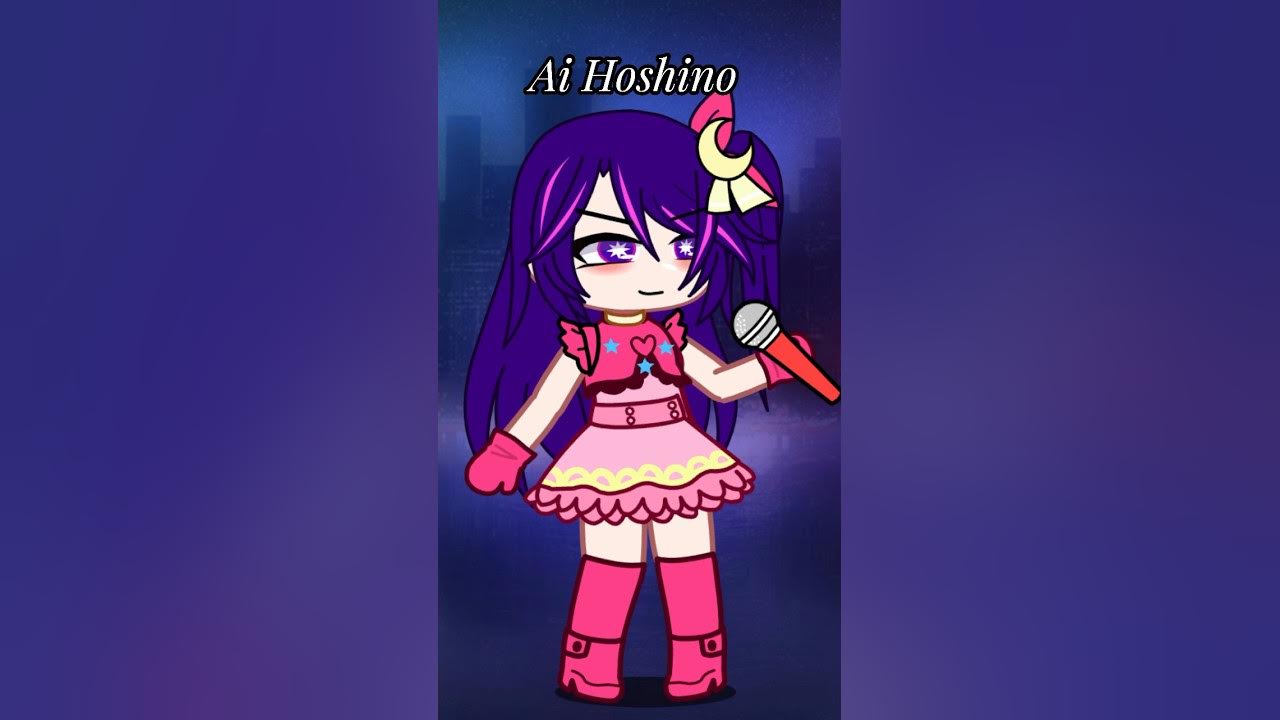 Making Ai Hoshino from Oshi no ko in gacha club 