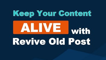Get More Visits From Social Media With Revive Old Posts Plugin