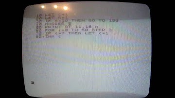 Sinclair ZX Spectrum BASIC Test
