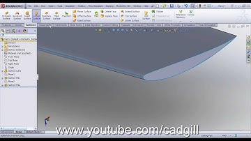 Video Tutorial on Creating Aerofoil using cross sections in SolidWorks