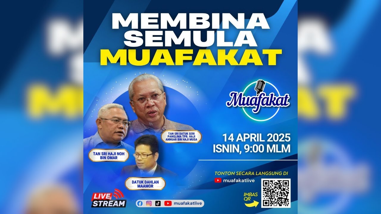 Bicara Muafakat Siri 1 : MEMBINA SEMULA MUAFAKAT