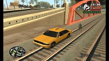 GTA San Andreas Trolling Taxi driver