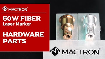 Mactron Laser | Marking QR Code on Metal Parts with 50W Fiber Laser Marking Machine