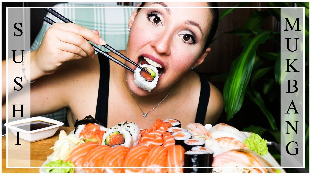 SUSHI MUKBANG EATING SHOW ITA #09 - MEGA MANGIATA PRIMA DELLA NUOVA DIETA!
