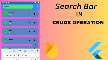 How to add Search Bar in CRUDE Operation || Search Bar in flutter