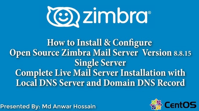 Install The Latest Zimbra OSE (8.8.15) On Ubuntu 20.04LTS