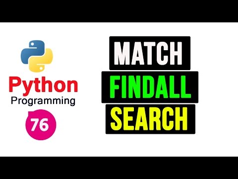 วีดีโอ: Findall ใน Python คืออะไร?