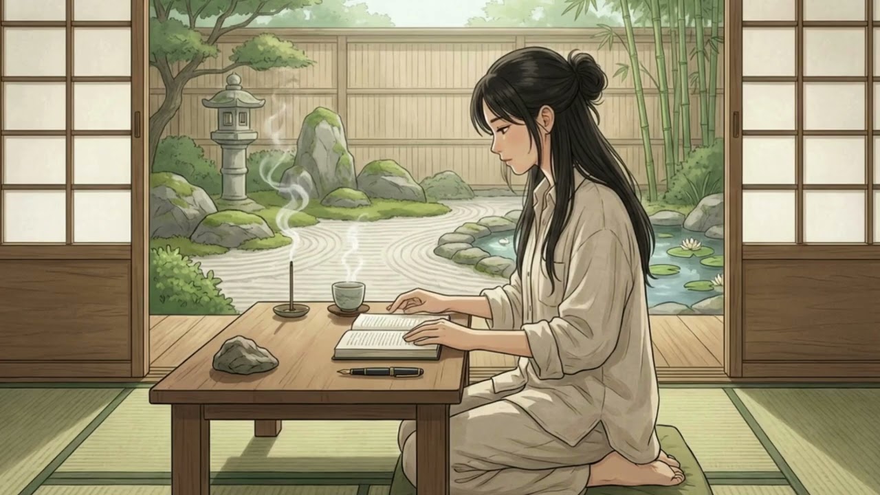 Calm & Focused Study | Zen Garden Meditation | Deep Focus Ambient for Mindfulness 🧘🍵