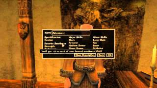 Let's Play Elder Scrolls III, Morrowind: Part One, Character Creation