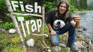 Ready. Set. Fish Traps!  Day 17 & 18 of 30 Day Survival Challenge Canadian Rockies