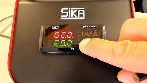 SIKA TP Basic // Setpoint & operating menu - INDUSTRIAL line