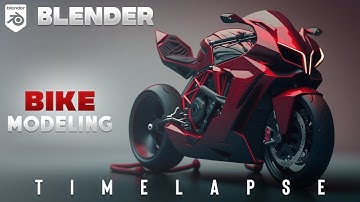 Bike Modeling Time-Laps Tutorial || Blender 3.2