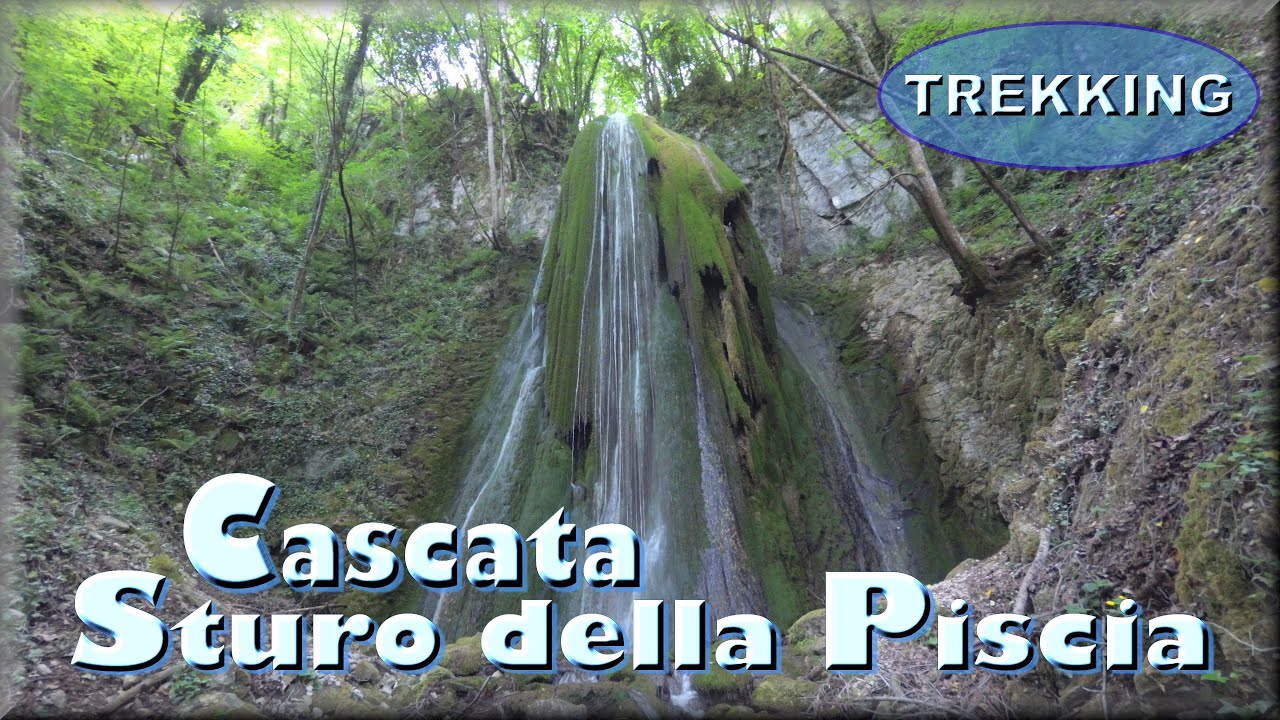 Cascata dello Sturo della Piscia con trekking ad anello - Sassoferrato (AN) (Video Guida)