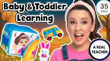 Ms Rachel Learning Video 🎶 | Shapes, Letters, Numbers & Colors for Toddlers