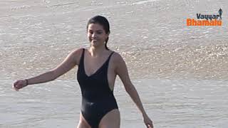 Selena gomez in black swimsuit on the ...