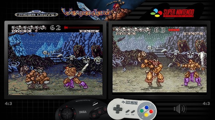 Double Dragon V (Sega Genesis vs SNES) All Overkills Comparison (Side by  Side) 