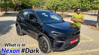 Kya hai ye #DARK ? Tata Nexon dark edition 2024 drive and mileage test in the city