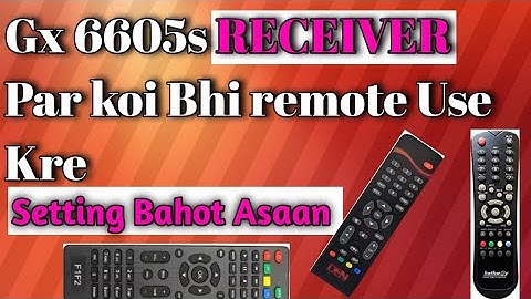 Gx 6605s new Software | How To Work Any Remote on GX6605s | HelloBox