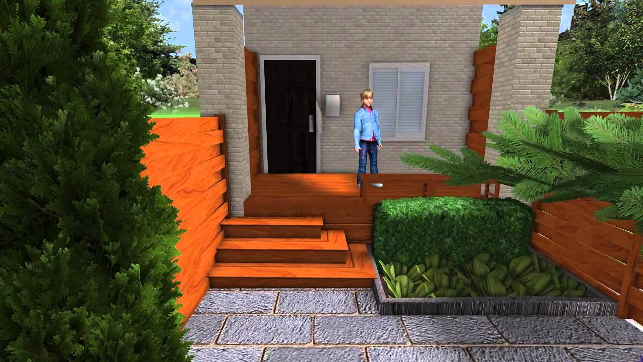 Contemporary Front Yard Landscape Makeover Walkthrough Movie Contemporary Front Yard Landscape Makeover Walkthrough Movie You