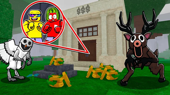 Surviving in the Bank Base In 99 Nights in the Forest🔦