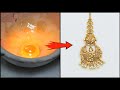 24K Gold Maang Tikka Design Making | Gold Jewellery Making - Gold Smith Jack