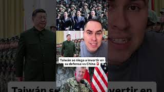 Taiwán se niega a invertir en su defensa vs China #news
