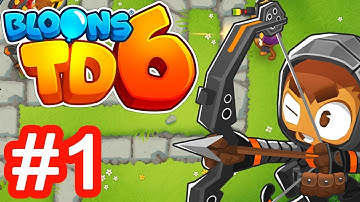 Bloons TD 6 Walkthrough Gameplay Part 1 | Monkey Meadow