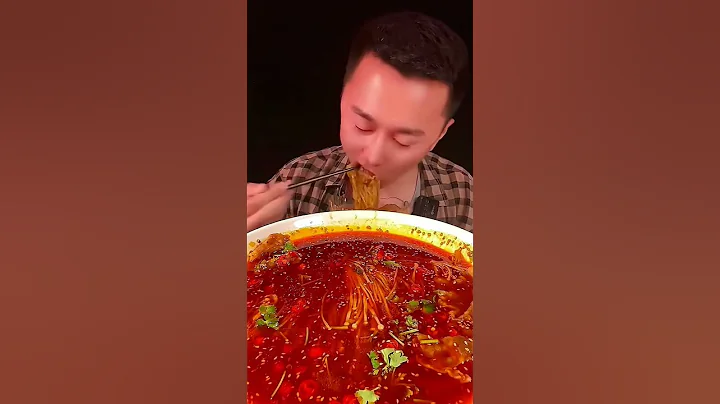 Enoki Mushroom Flavor Spicy Yummy #shorts