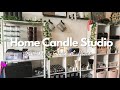 AT HOME CANDLE STUDIO TOUR: Starting a new business from home.
