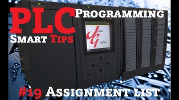 PLC Programming Smart Tips - #19 Assignment list