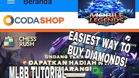 EASIEST WAY TO BUY DIAMONDS | MLBB TUTORIAL | CODASHOP