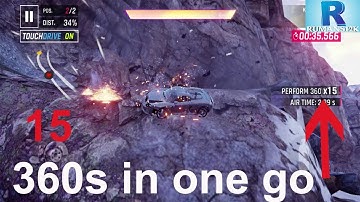 15 360s IN ONE GO | HOW TO PERFORM 360s | 9 ASPHALT LEGENDS | RUMANS12K GAMING.