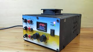 Variable Adjustable Power Supply from ATX Computer Power Supply