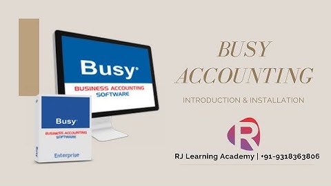 Learn Busy Accounting Software || Introduction & Installation of Busy|| S.no-1