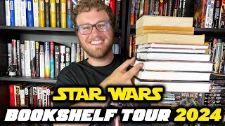 Star Wars Bookshelf Tour 2024 | Full Star Wars Book and Comic Book Collection