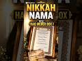 nikkah nama with haq meher box # shadi trends by mubashir
