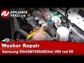 Samsung Washer - Water Inlet Valve issues - Diagnostic & Repai