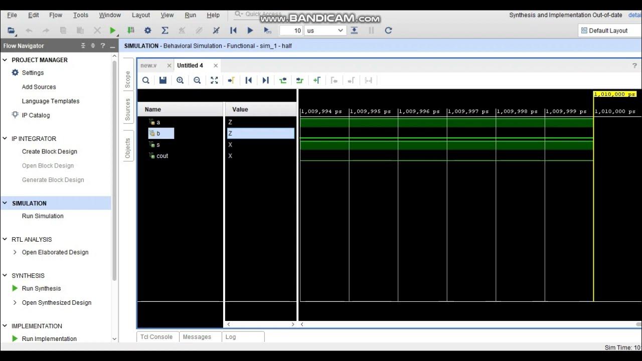 XILINX Vivado tutorial | Generate manual stimuli to verify the