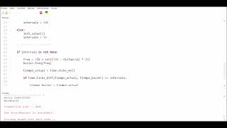 23. ESP32 Micro Python alarma de estacionamiento en tiempo real con tono variable segun distancia