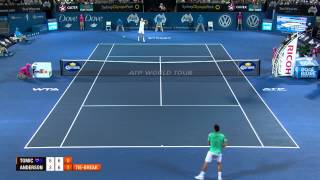 Kevin Anderson v Bernard Tomic - Highlights Men's Singles Final : Apia International Sydney 2013