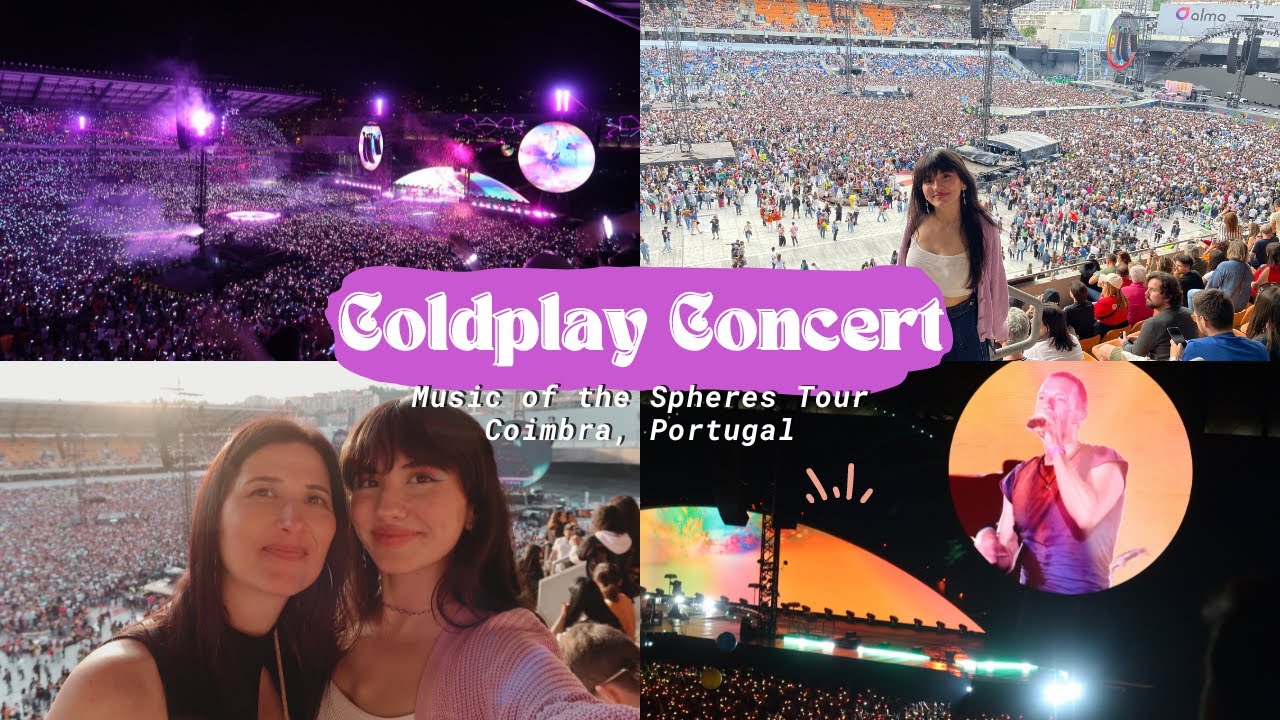 I TRAVELED TO SEE COLDPLAY | Music of the Spheres Tour Vlog Coimbra, Portugal 👽🌎